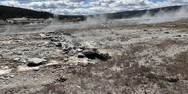 Oops, it did it again: Another small hydrothermal explosion at Biscuit Basin