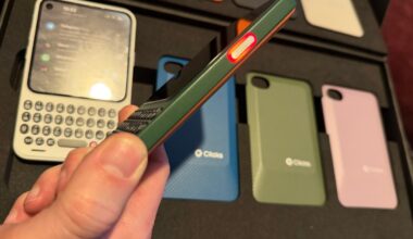 display of Clicks smartphones