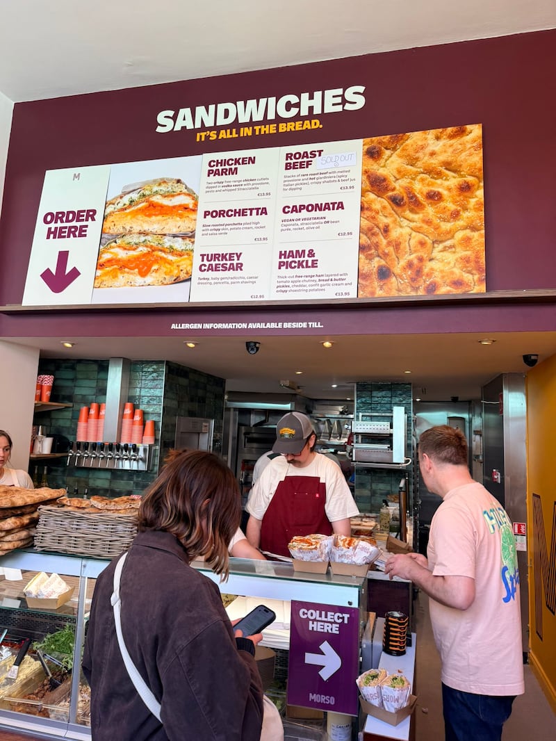 Lunchtime at newly opened Morso on Drury Street. Photograph: Conor Pope