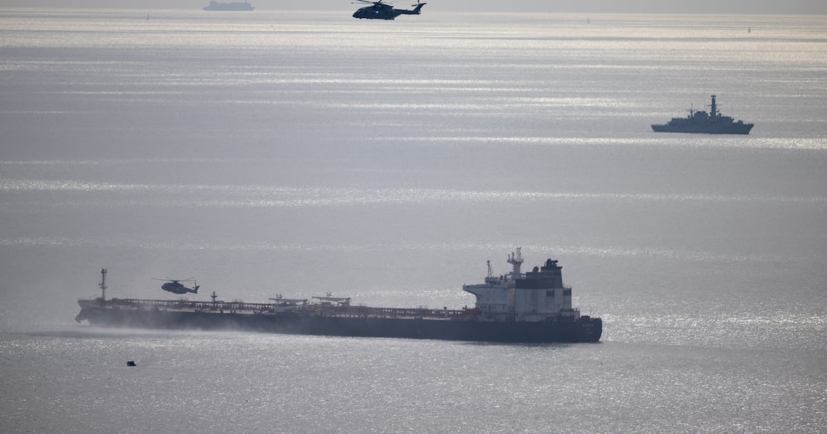 UK intercepts Russian shadow fleet oil tanker in English Channel – The Irish Times