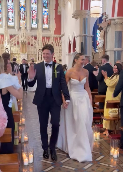 Jess McGurk and Daragh McCormack on their wedding day. Pic: Louise Cantillon/Instagram