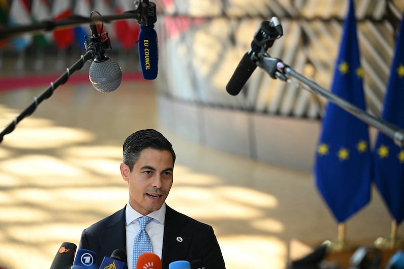 Netherlands' prime minister Rob Jetten. Photograph: Nicolas Tucat/AFP/Getty 