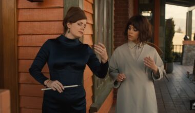 Amy Adams and Jenna Ortega in 'Klara and the Sun'