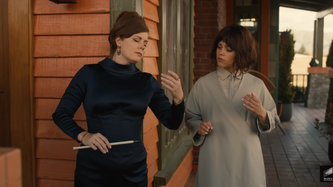 Amy Adams and Jenna Ortega in 'Klara and the Sun'