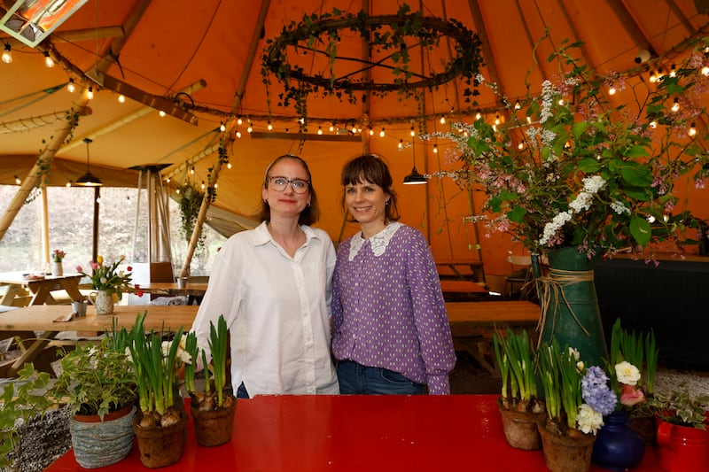 Grangecon Kitchen: Stephanie Myerscough and Laura McEvoy. Photograph: Nick Bradshaw