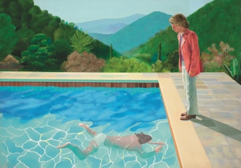 Portrait of an Artist (Pool with Two Figures) (1972). © David Hockney.  Photograph:  Art Gallery of New South Wales