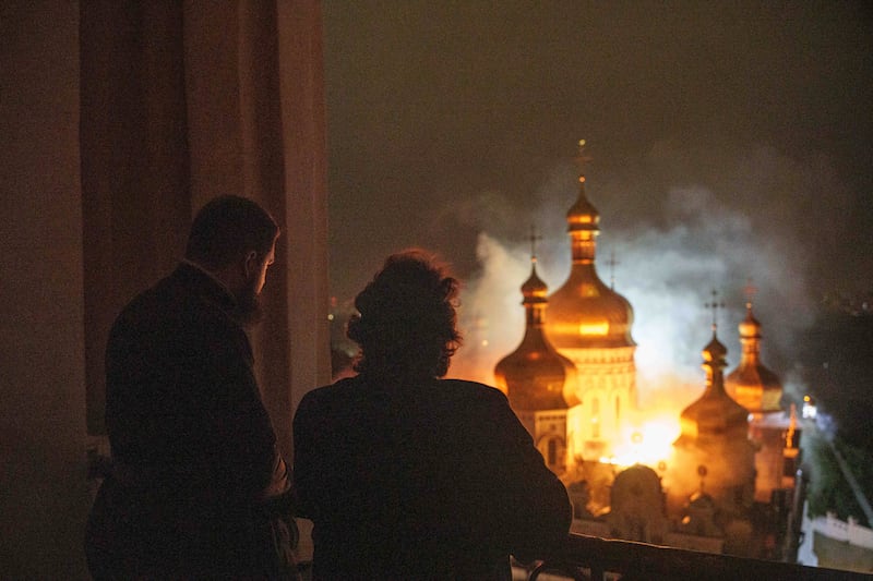 The monastery complex is a Unesco-listed site. Photograph: Evgeniy Maloletka/AP