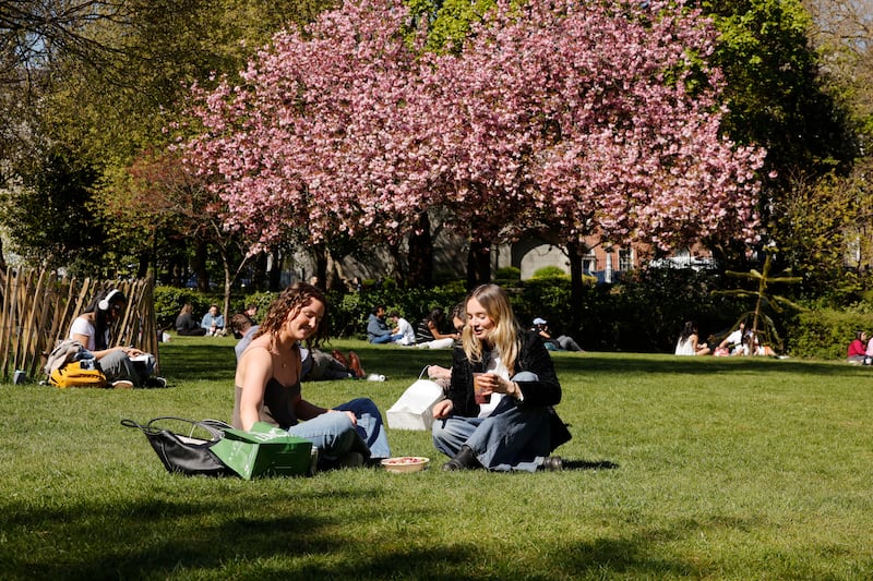 Spring 2026 ranked third warmest in Ireland since 1900. Photograph: Alan Betson

