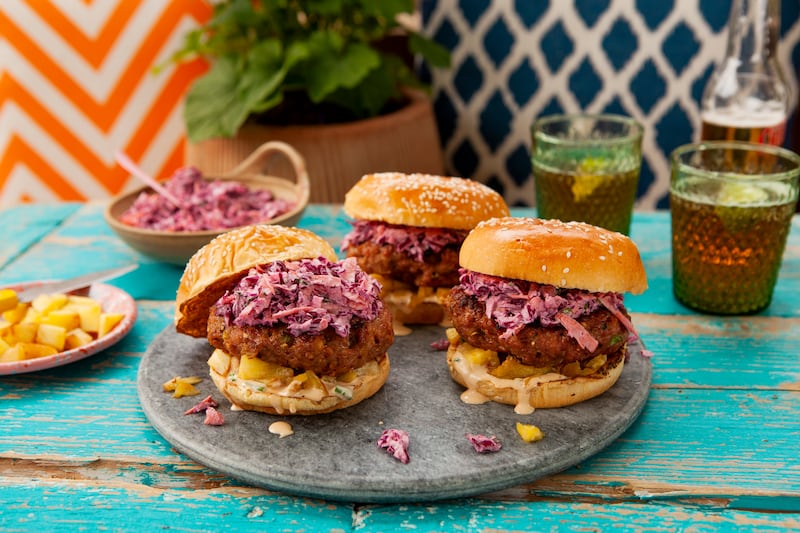 Nico Reynolds's pork and pineapple burger