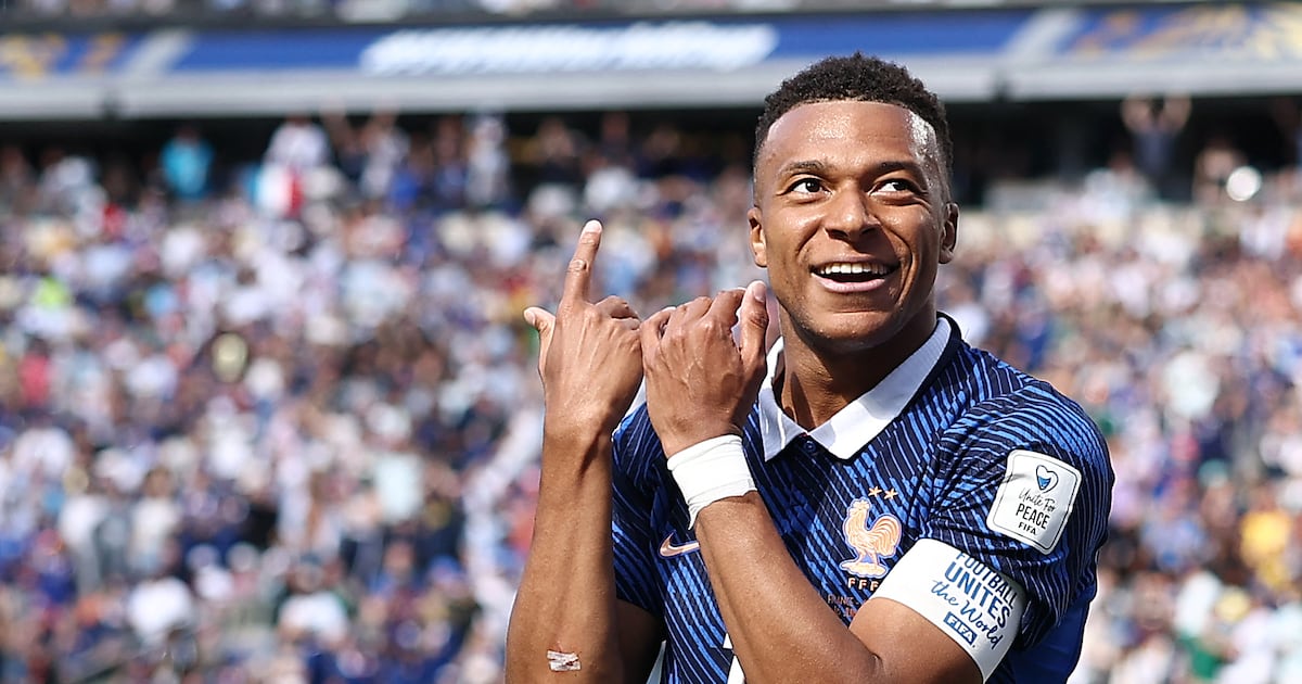 Kylian Mbappé on the double as France state clear intent against Senegal – The Irish Times