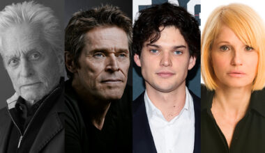 Michael Douglas, Willem Dafoe, Homer Gere, Ellen Barken