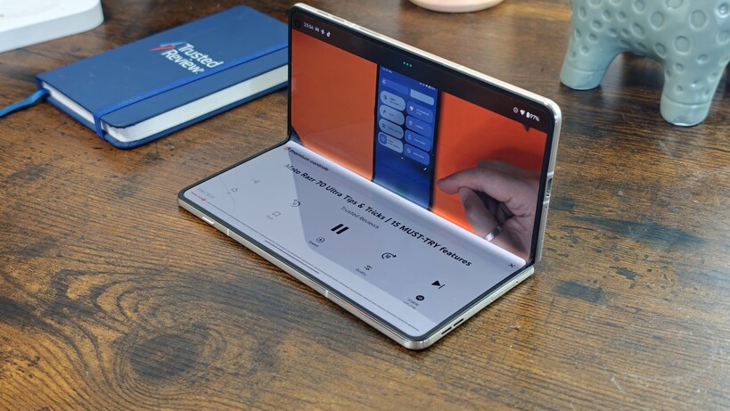 Motorola Razr Fold in laptop mode