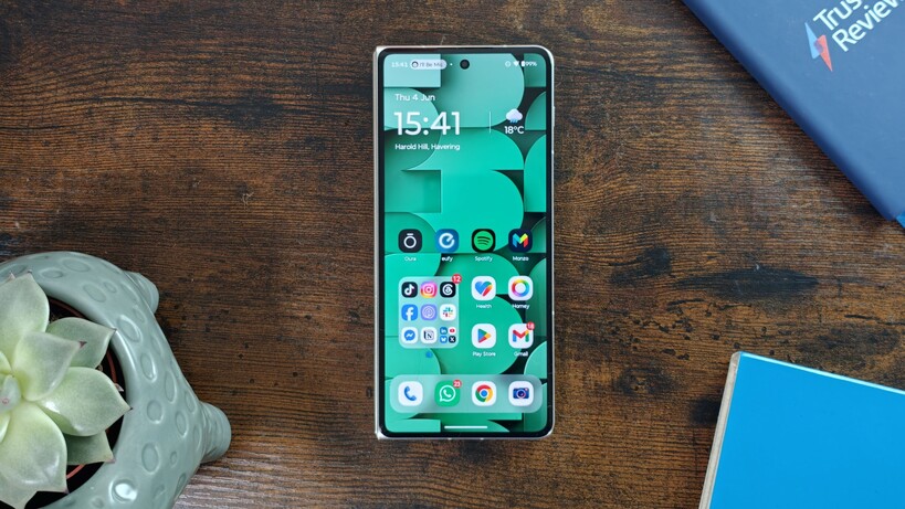 Motorola Razr Fold on a table