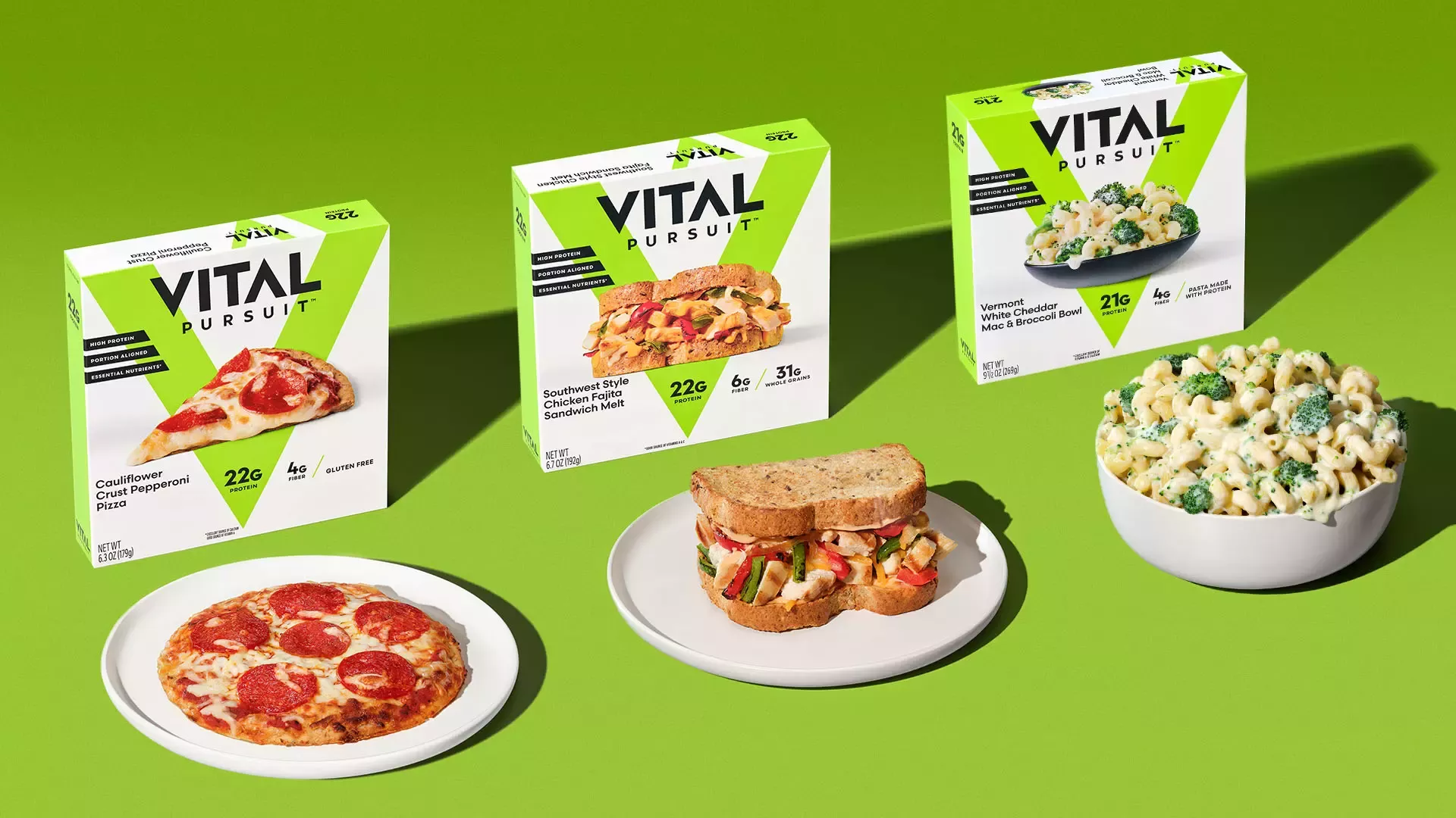Vital Pursuit’s GLP-1 friendly meals include a meat lover’s pizza that has 32 grams of protein