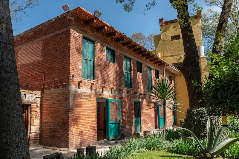 The home exiled Leon Trotsky lived in, now a museum, in Mexico City’s Coyoacán neighborhood. Photograph: Adrian Wilson/New York Times