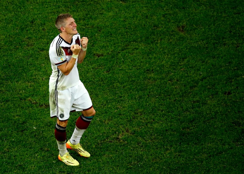 Bastian Schweinsteiger embodied Germany's mentality when they won the World Cup in 2014. Photograph: Francois Xavier Marit - Pool/Getty Images