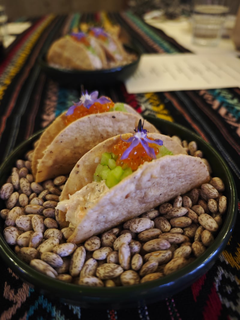 Crab Tacos at La Cocina Cuevas