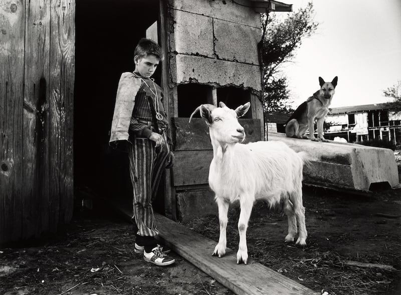 Patt Blue, Playing in Cape, from the series 'The Clevelands: An American Family,’
1973 - 1983, gelatin silver print, courtesy of Light Work