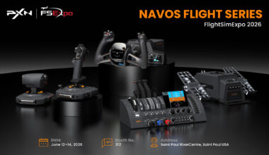 PXN Unveils All-New High-Linearity Modular NAVOS Flight Series at FlightSimExpo 2026