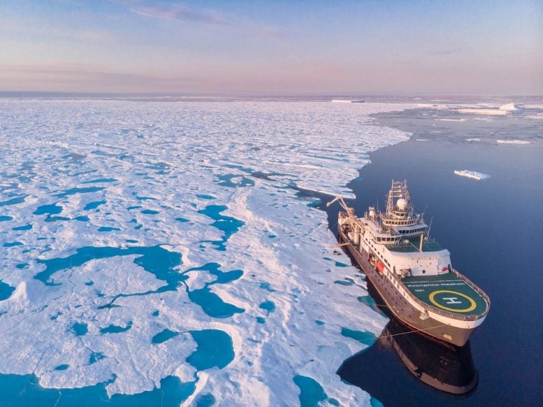 Polar Research Vessel RV Kronprins Haakon Fram Strait Arctic Ocean