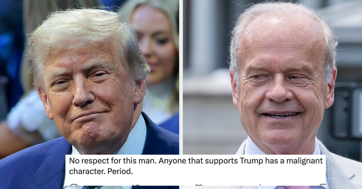 Kelsey Grammer Defended Trump And Called Him "Charming," And Everyone's Saying The Same Thing - BuzzFeed