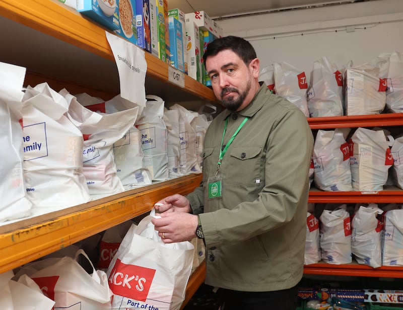 Paul Doherty from Foodstock in West Belfast.
PICTURE COLM LENAGHAN