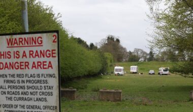 Two caravans parked on the Curragh are attracting others to the area, court told – The Irish Times