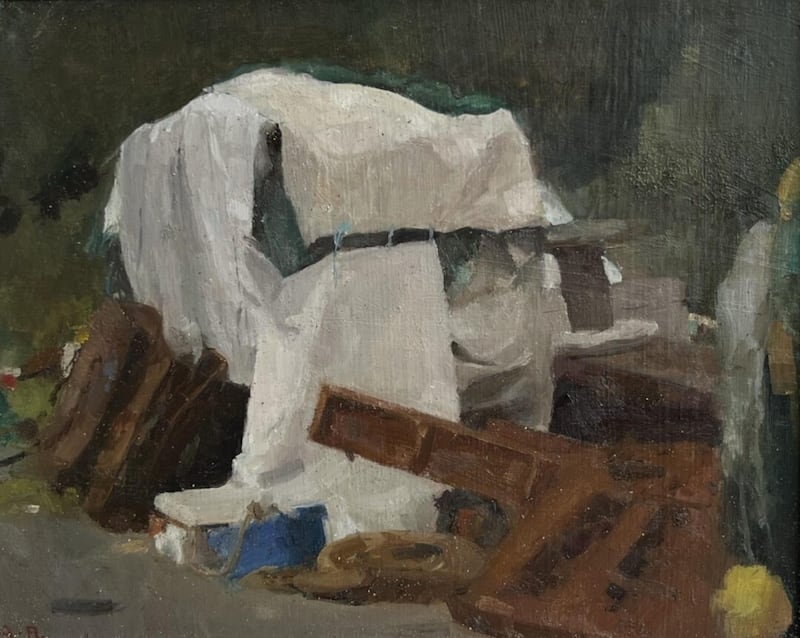 Abigail Burton, Undercover, Oil on Panel, RHA Annual Exhibition 2026