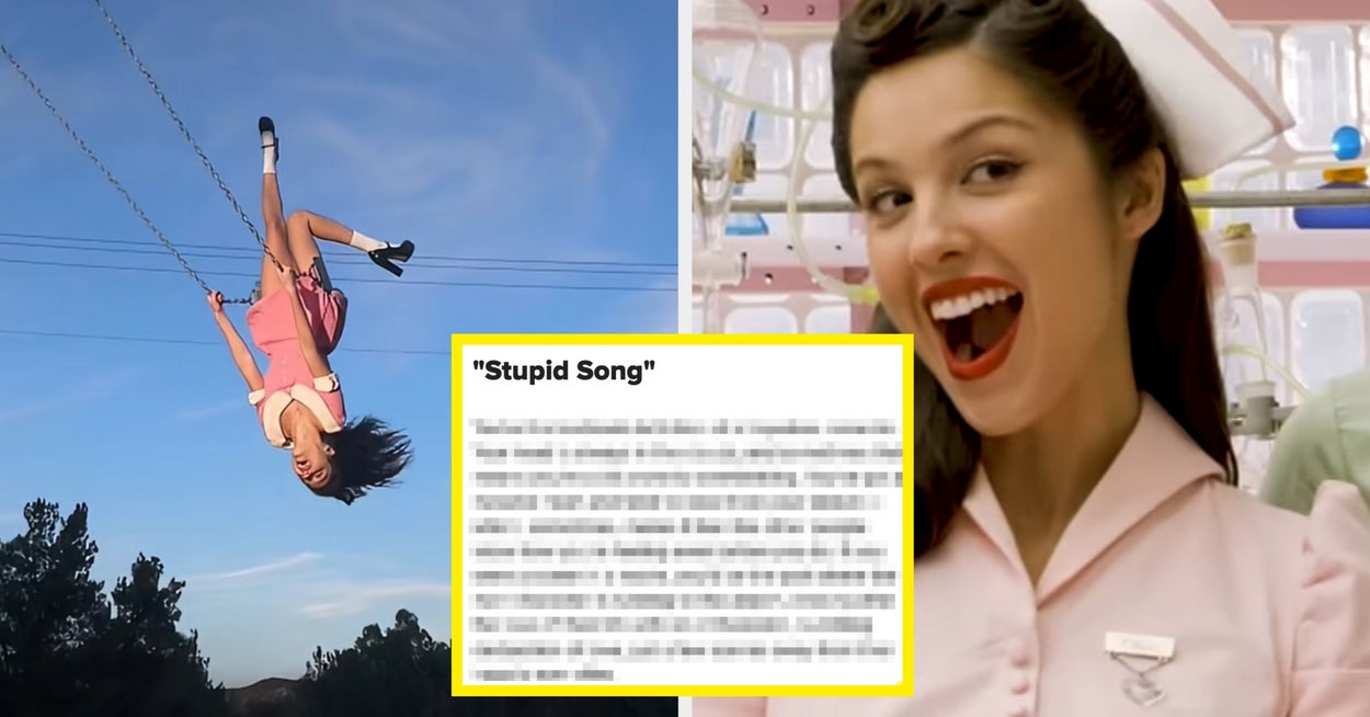 Which Olivia Rodrigo 'You Seem Pretty Sad' Song Are You?