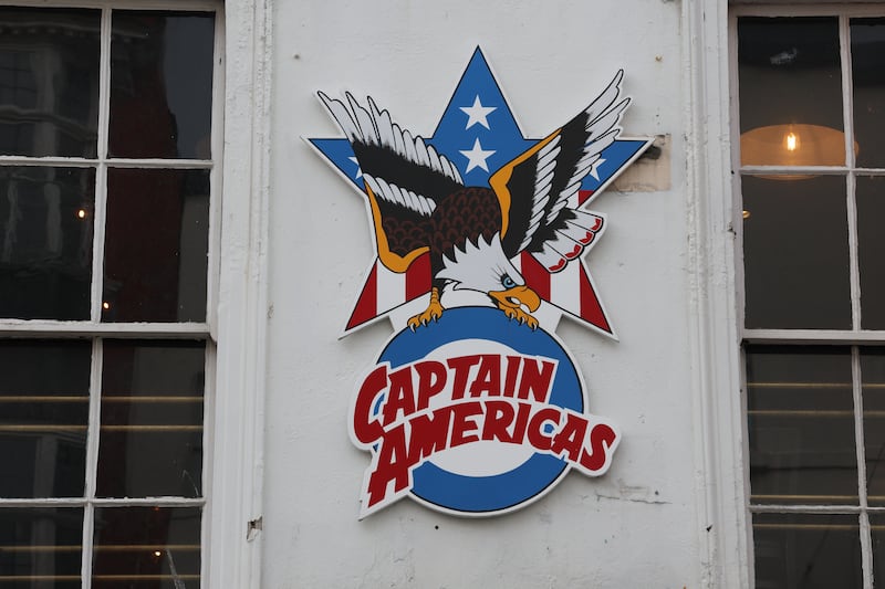 End of an era at Captain Americas, Grafton Street, Dublin. Photograph: The Irish Times