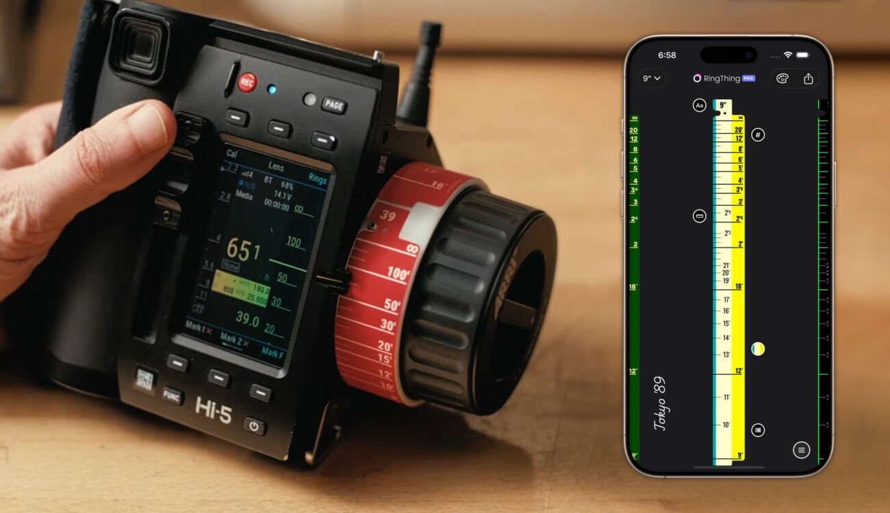 RingThing Focus Ring Label Maker App for ARRI Hi-5, WCU-4, and Tilta Nucleus-M II Released