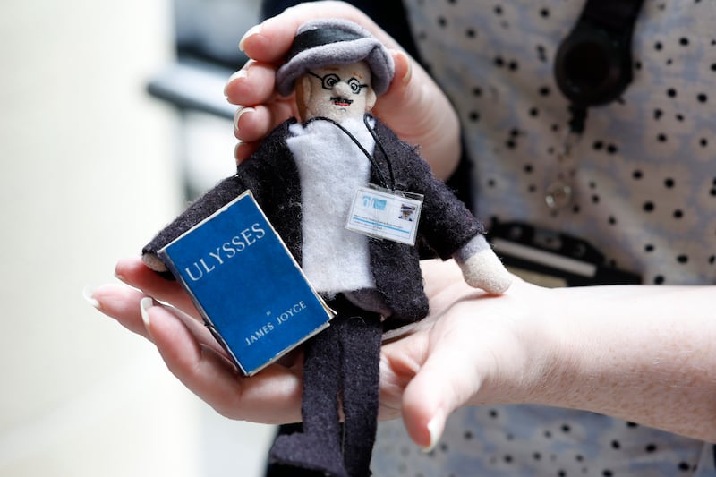 James Joyce Teddy at The National Library of Ireland. Photograph: Nick Bradshaw/The Irish Times