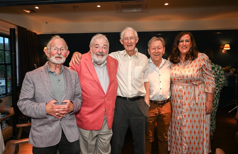 Mr Stephen Potts, Ivan Martin, Dr Mark Reid, Dr Paul Jackson and Mary McCall, Little Heroes NI