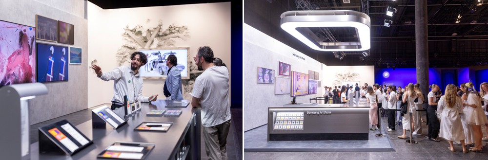 ▲ Samsung’s Art TV lineup brought together art lovers, creators and collectors around a shared appreciation for art at home.