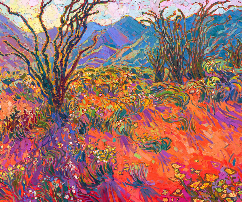 Erin Hanson, Ocotillo in Color, 2023.