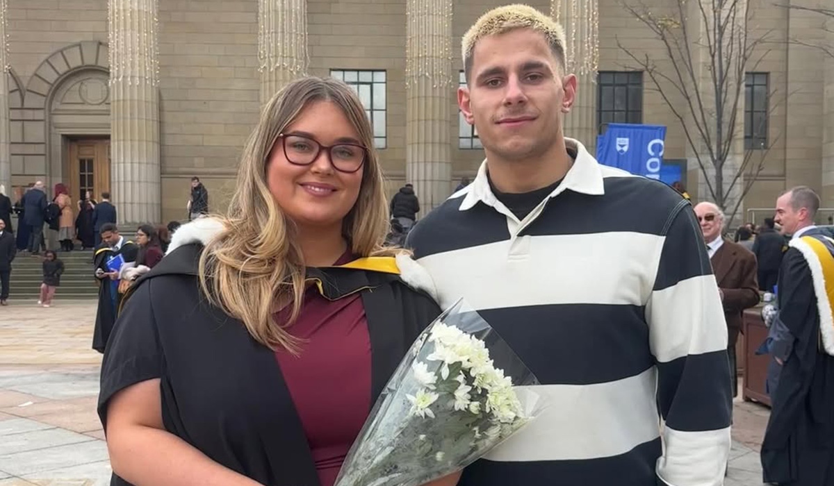 Seán 'Fitzy' Fitzgerald with his sister, Katie Fitzgerald. Pic: Instagram