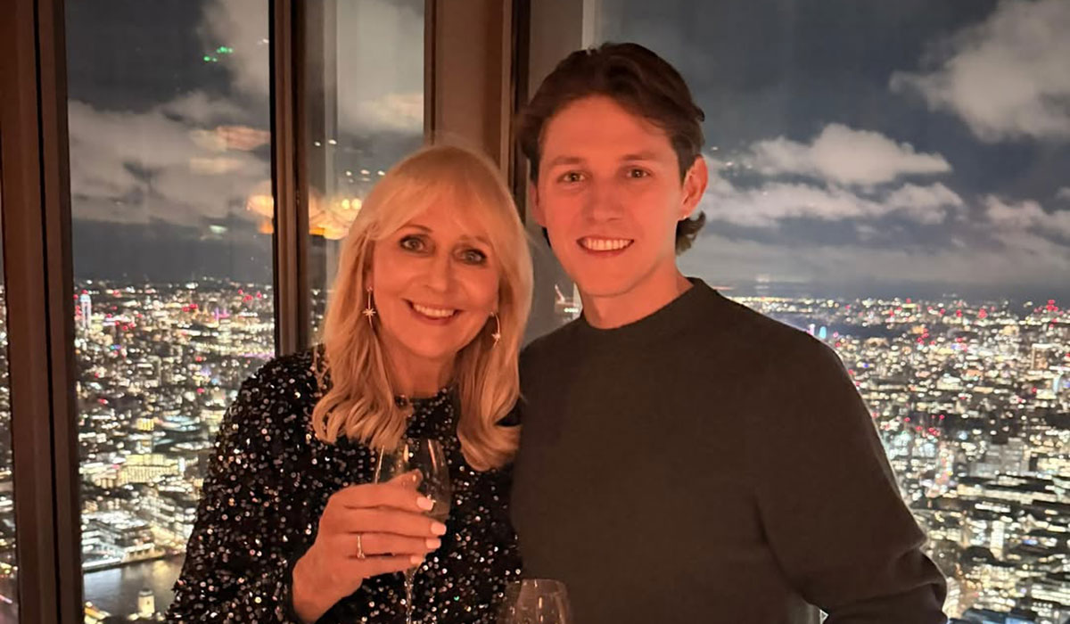 Miriam O'Callaghan and her daughter Jess's fiancé. Pic: Miriam O'Callaghan/Instagram