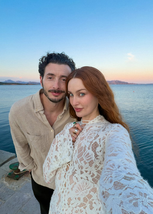 Roz Purcell and Zach Desmond. Pic: Roz Purcell/Instagram
