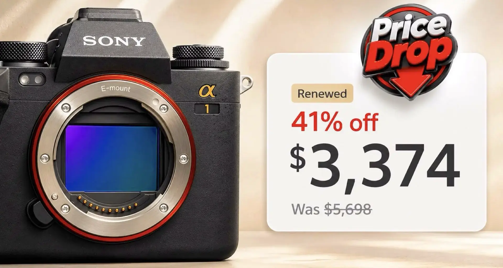Sony Alpha 1 Renewed Drops to $3,374 on Amazon: A 50MP 8K Flagship for Almost Half Price