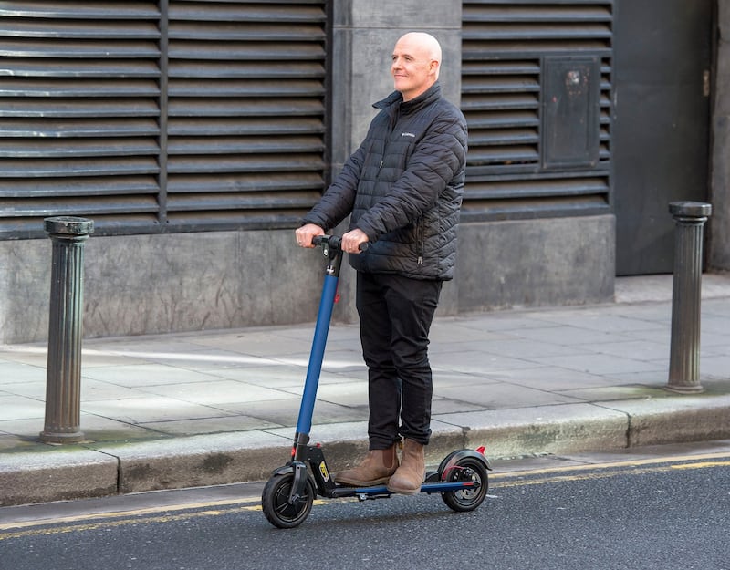 Conor Pope: I decided scooting was not for me after a close call in 2019. Photograph: Dave Meehan