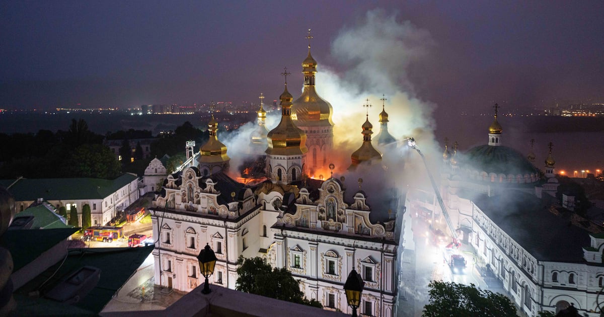 Ten killed and 1,000-year-old monastery damaged in latest Russian attacks on Ukraine – The Irish Times