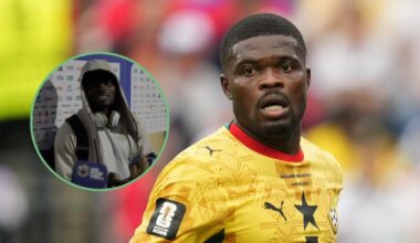 Thomas Partey asked about Djed Spence appearing to snub handshake before England game