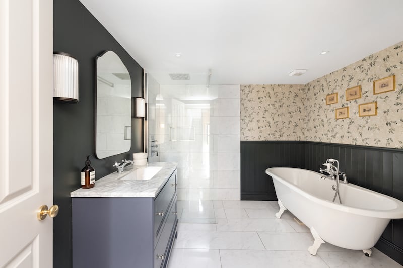 Basement bathroom