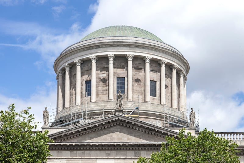 Four Courts restoration: the drum and dome of the 18th-century Dublin landmark. Photograph: OPW