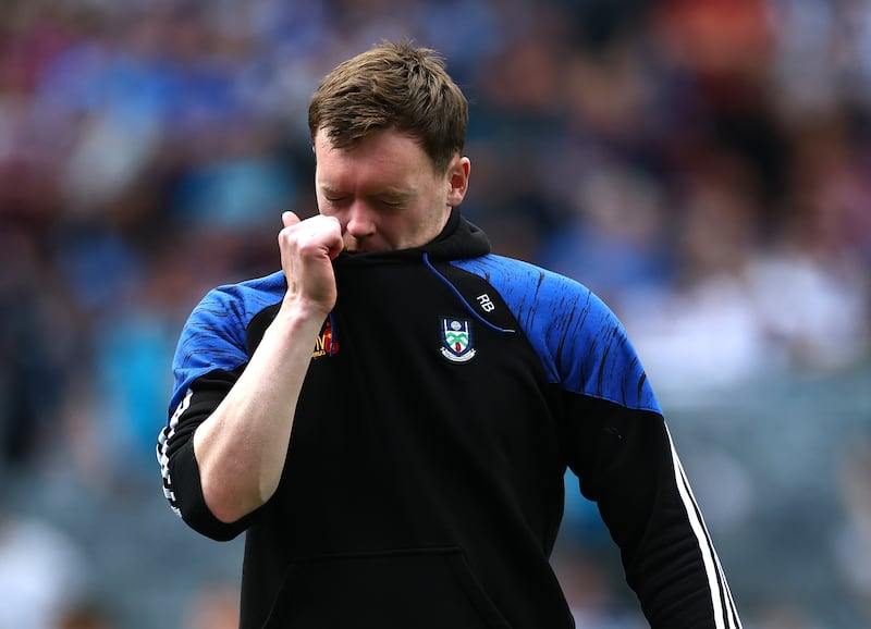 Monaghan's goalkeeper Rory Beggan missed the game through injury. Photograph: James Crombie/Inpho