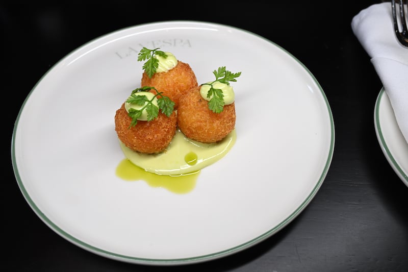 Arancini at La Vespa. Photograph: Bryan Meade

