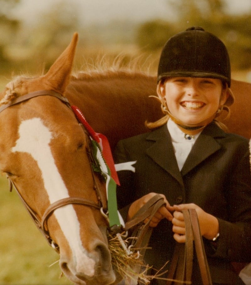 Domini Kemp as a young girl