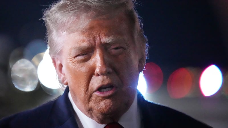 US president Donald Trump's remarks were not immediately responded to by Iran. Photograph: Mark Schiefelbein/AP