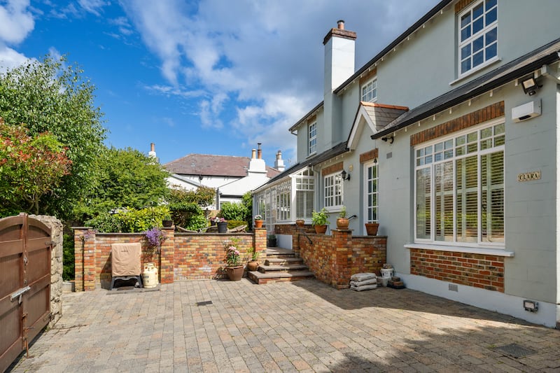 Rear of house with access and parking from Anastasia Lane