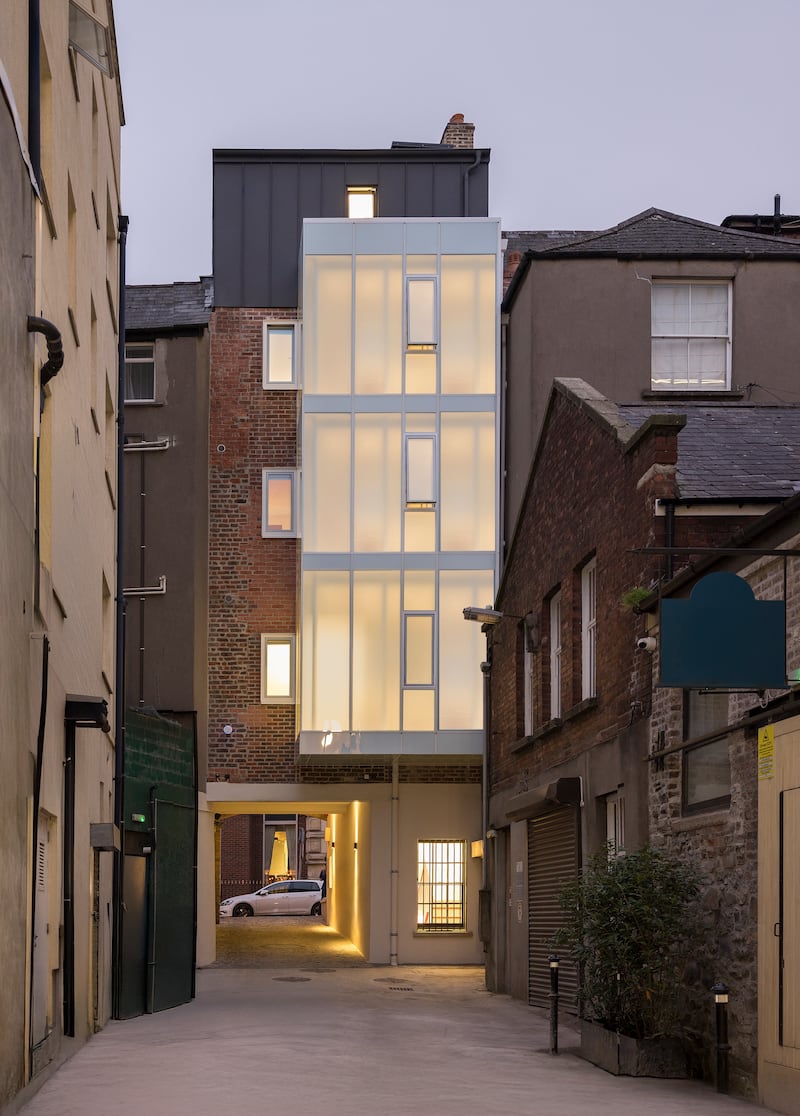 Royal Irish Academy of Music student residence by Lawrence and Long Architects. Photograph: Bernadette Keating